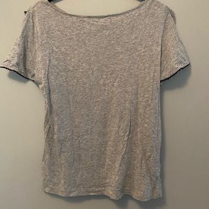 Gray short sleeve T-shirt, size medium, Loft